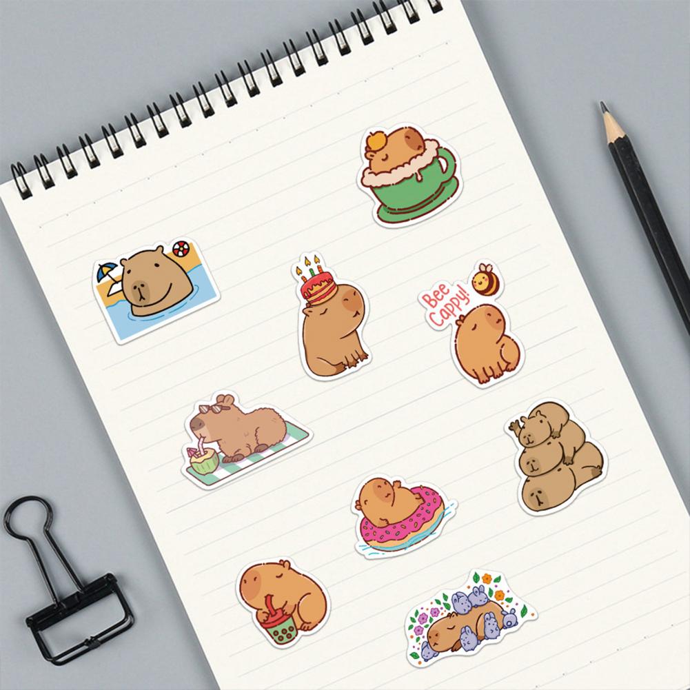 Capybara 50pc Sticker Set
