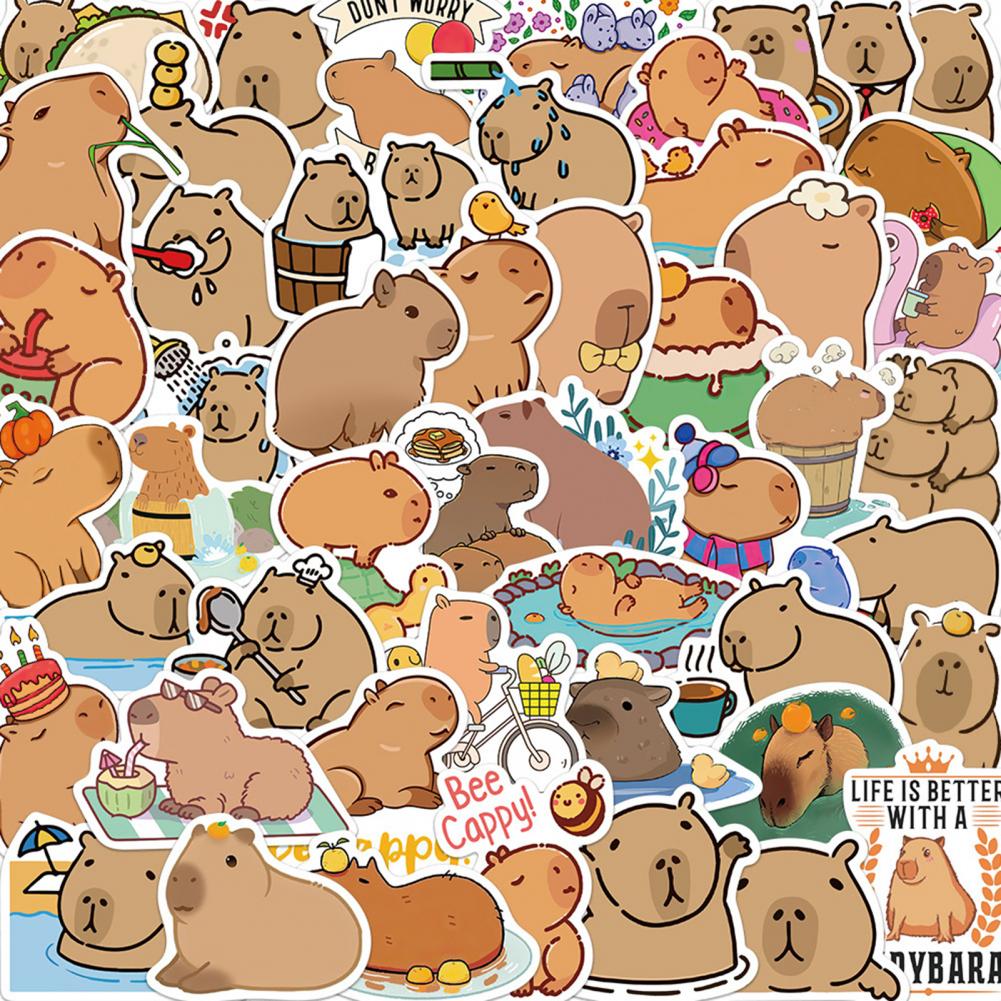 Capybara 50pc Sticker Set